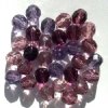 25 8mm Faceted Amethyst Mix